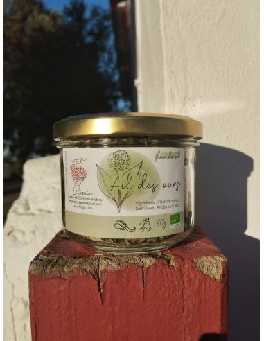 Fleur de sel Ail des ours (80g) Fleur de sel Ail des ours (80g)