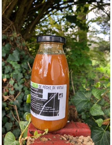 Coulis de peche de vigne (250g)