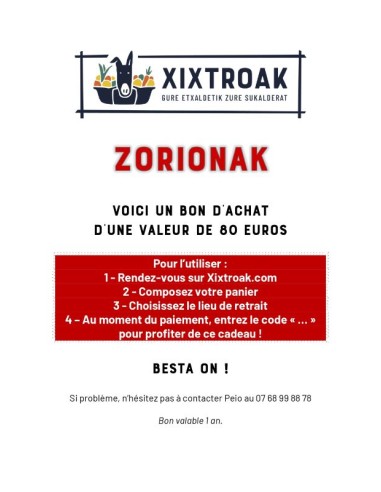 Bon cadeau 200 euros