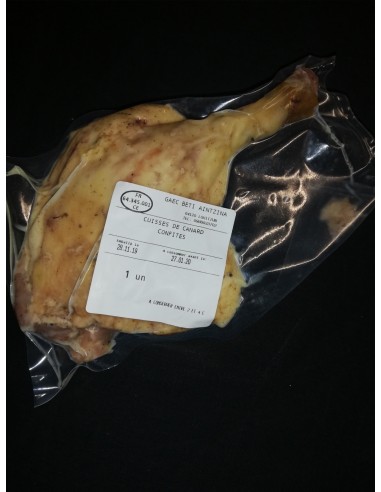 Cuisse de canard confite.