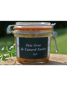 FOIE GRAS ENTIER DE CANARD bocal 320g